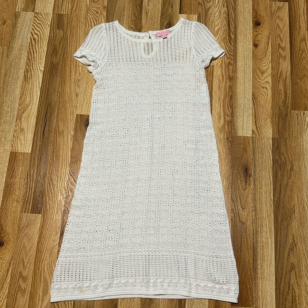 Lilly Pulitzer White knit dress size small